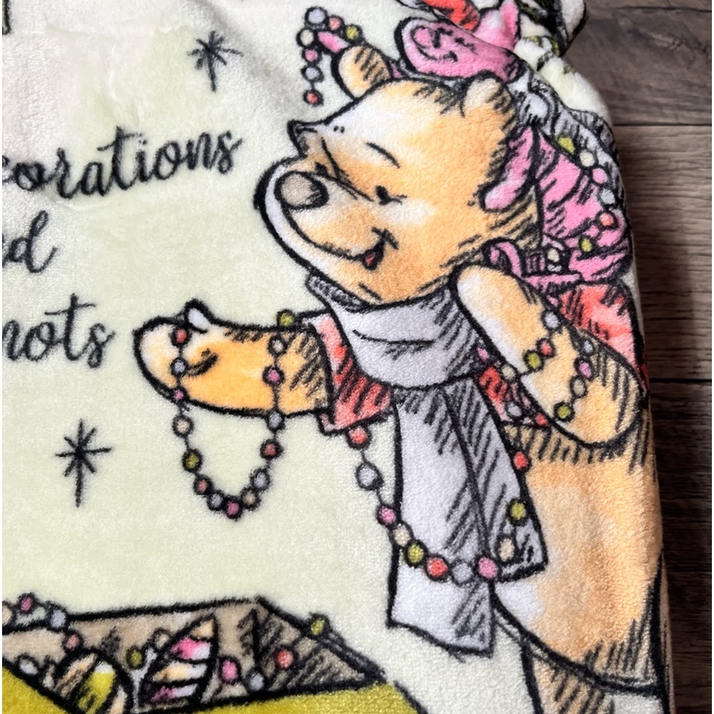 NEW Winnie the Pooh Christmas Plush Blanket!